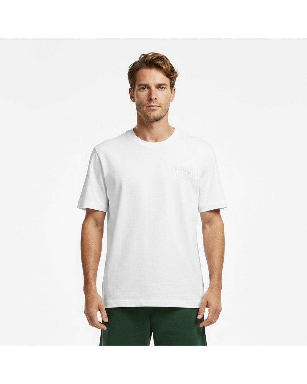 Lacoste White Small Logo T-Shirt for men