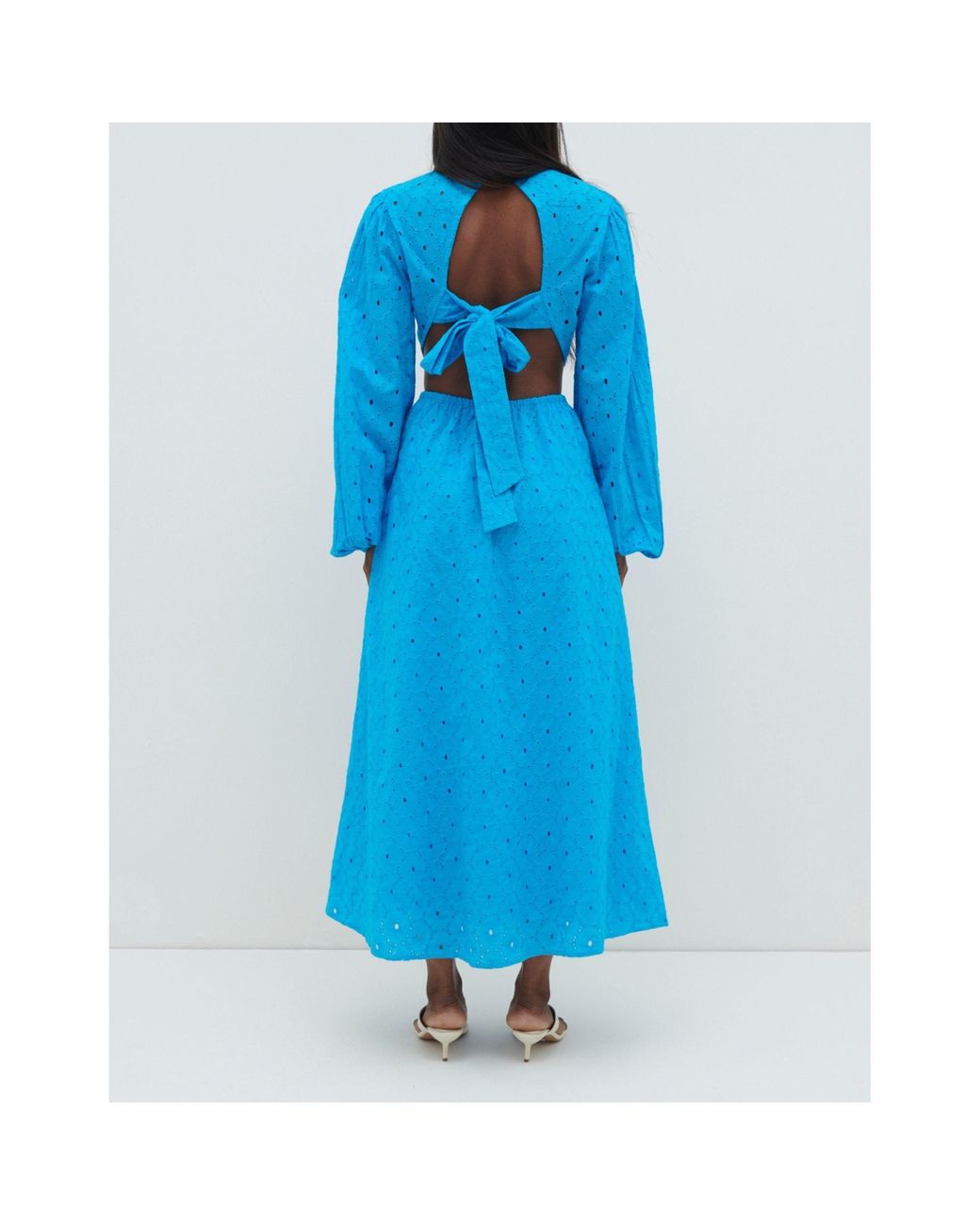 Pretty Lavish Blue Midaxi Cut Out Dress