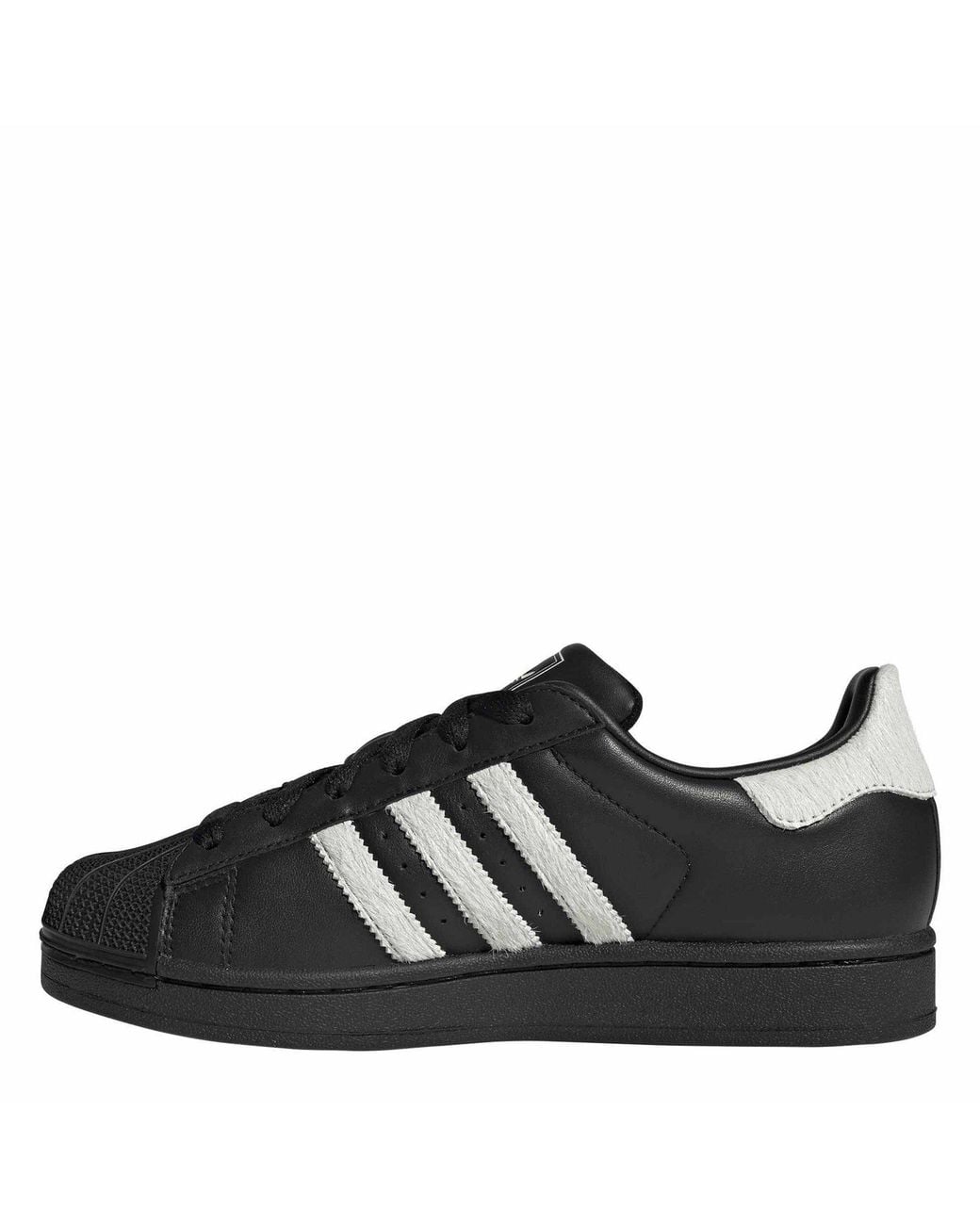Adidas Originals Black Superstar Ii Leather Low-Top Trainers