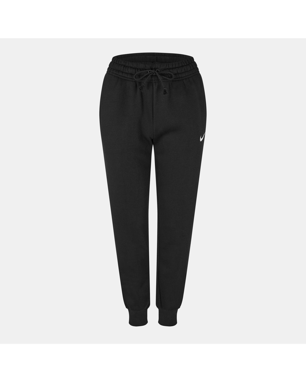 Nike Black Sportswear Phoenix Fleece Mid-Rise Sweatpants
