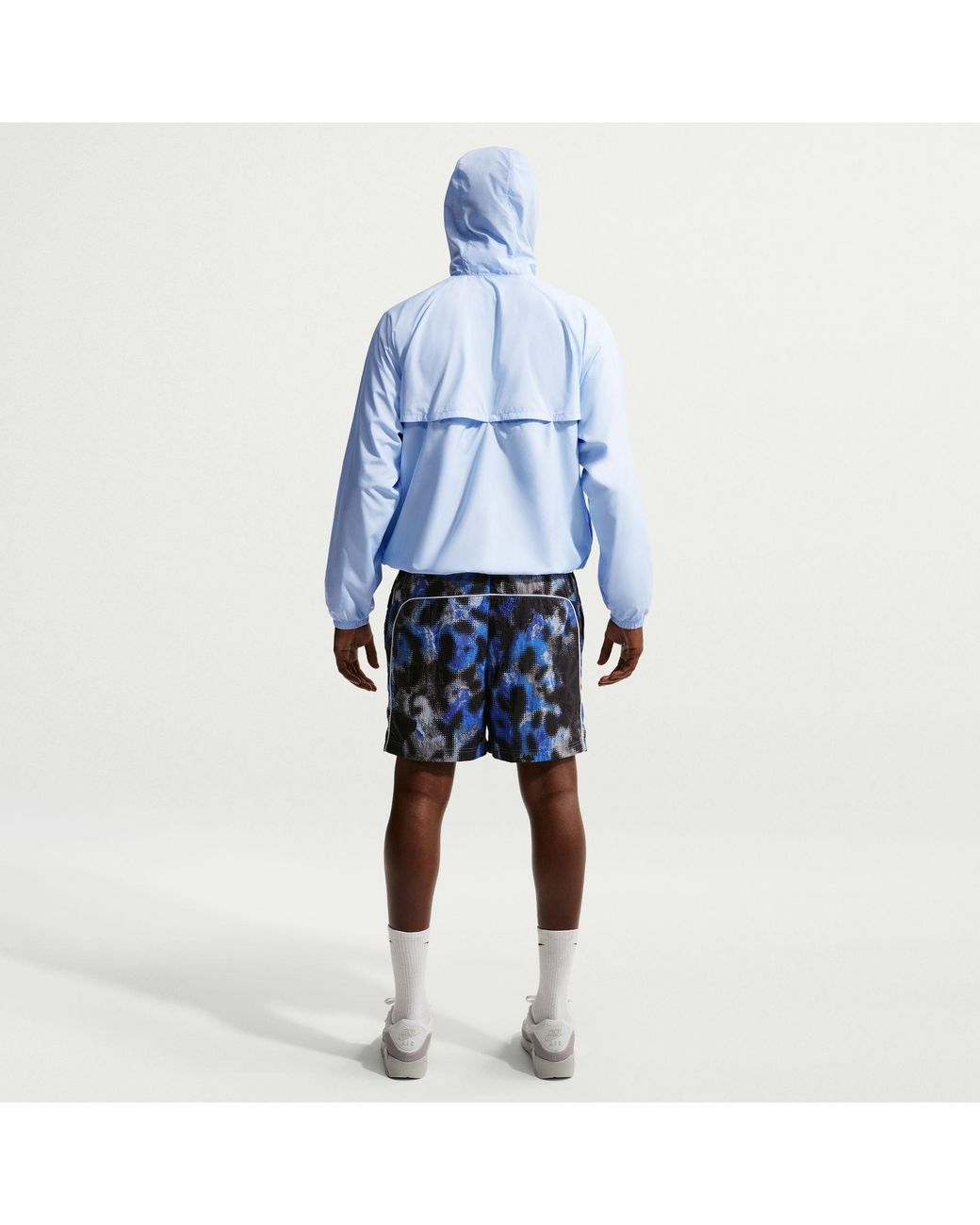 Nike Blue Windrunner Lightweight Half-Zip Jacket for men