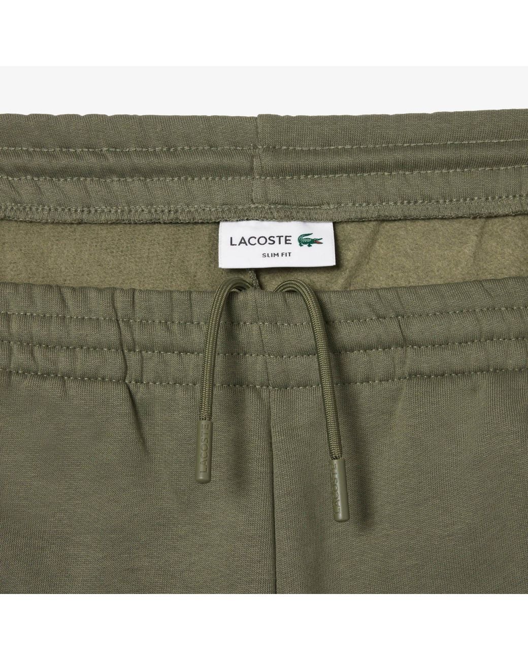 Lacoste Green Fleece Tracksuit Bottoms for men