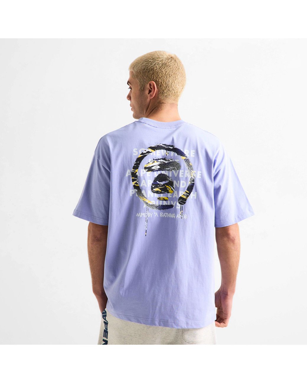 Aape Purple Somewhere Tee Sn63 for men