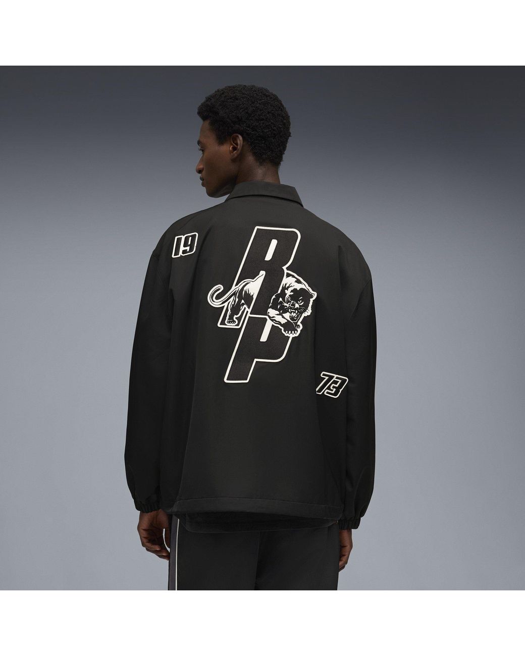 PUMA X REPRESENT Black Coach Jacket for men