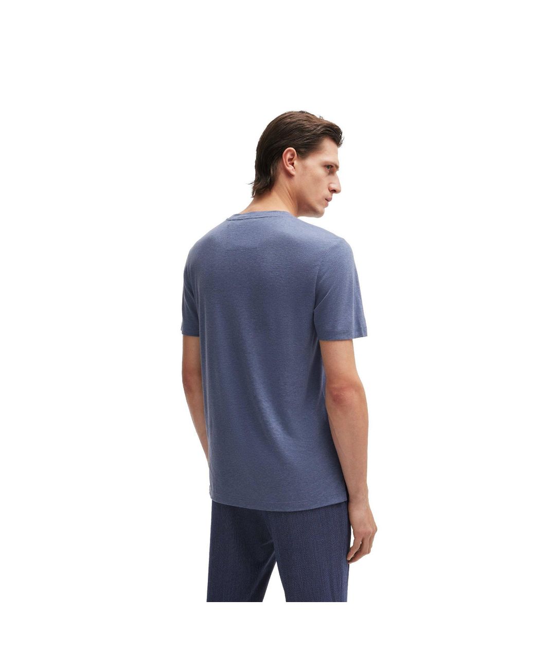 Boss Blue P Tessler Short Sleeve Polo Shirt for men