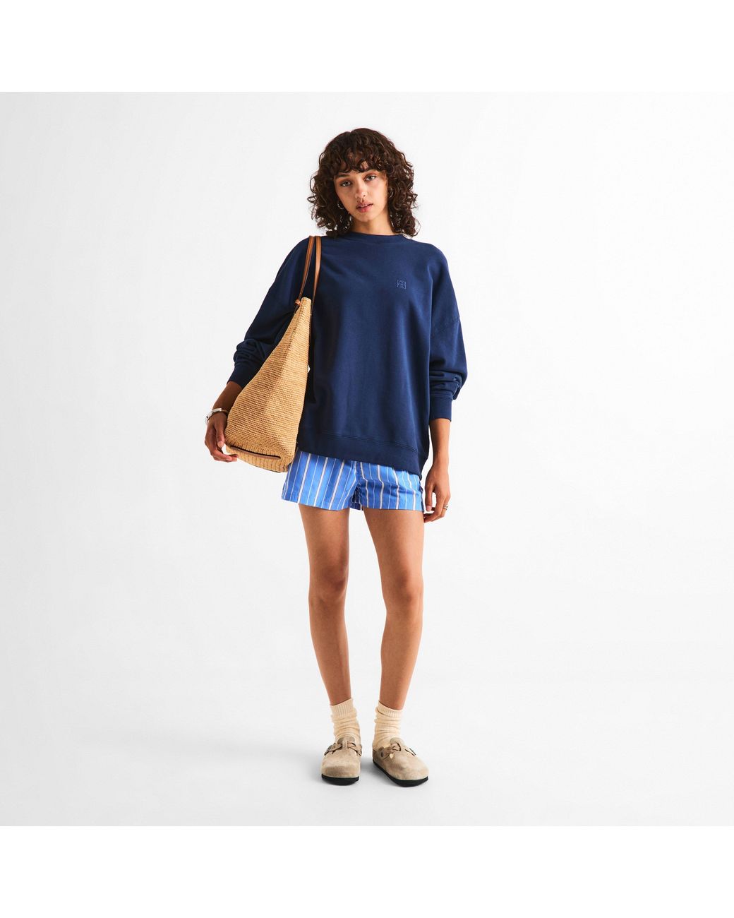 Birkenstock Natural Boston Suede Mules