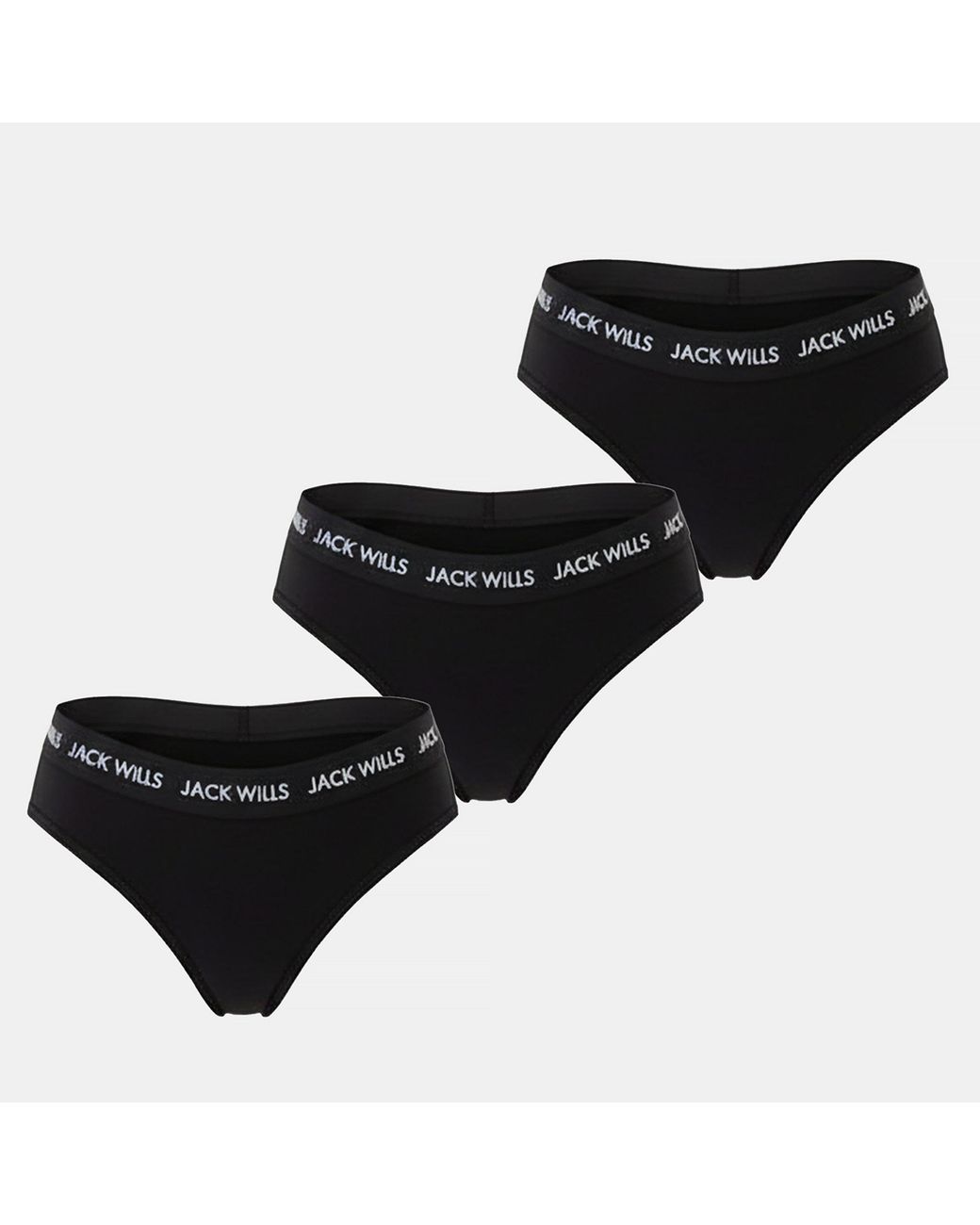Jack Wills Black Wilden Multipack Boy Pants 3 Pack