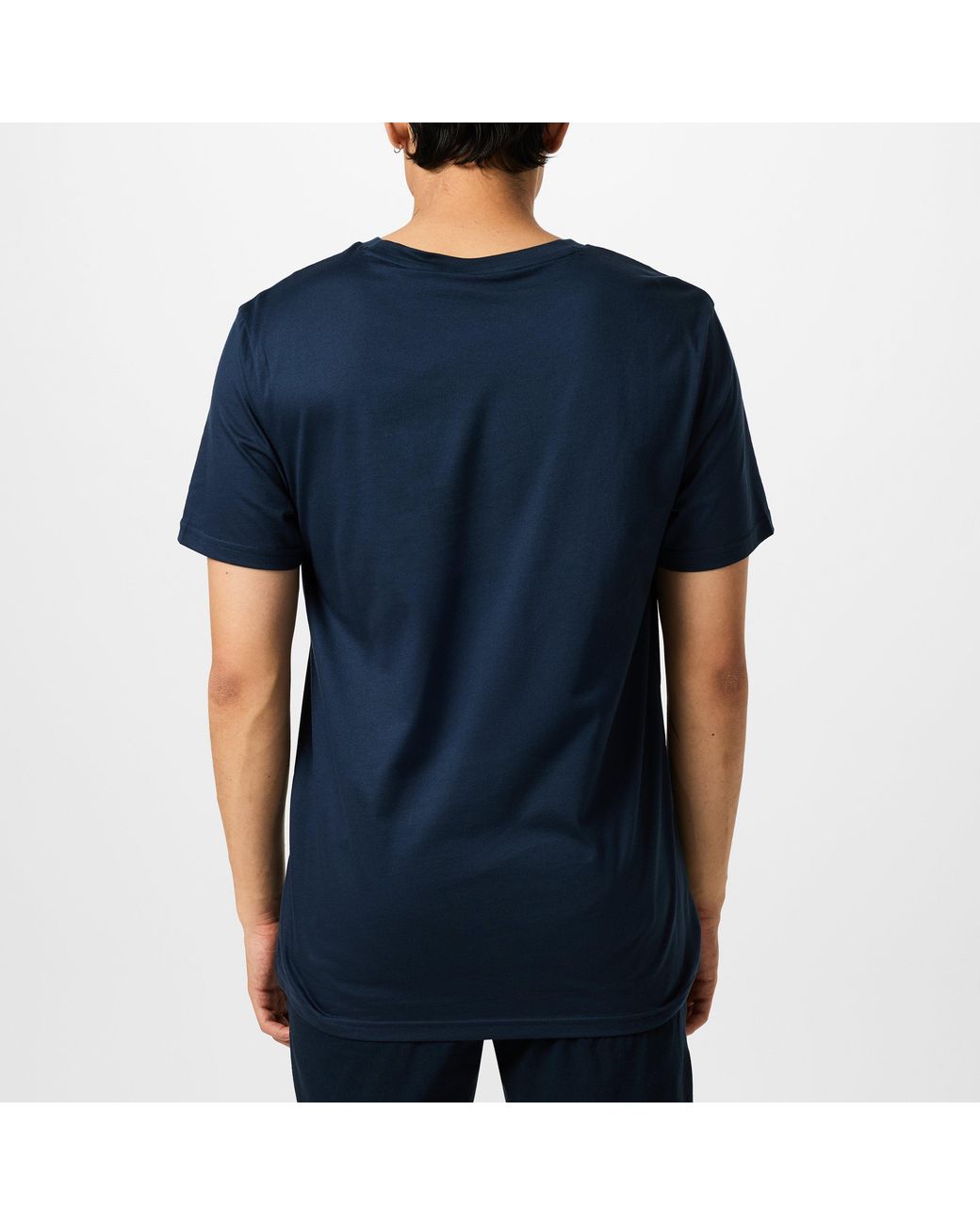 Boss Blue Bodywear Short Sleeve T-Shirt With Logo Print Detail for men