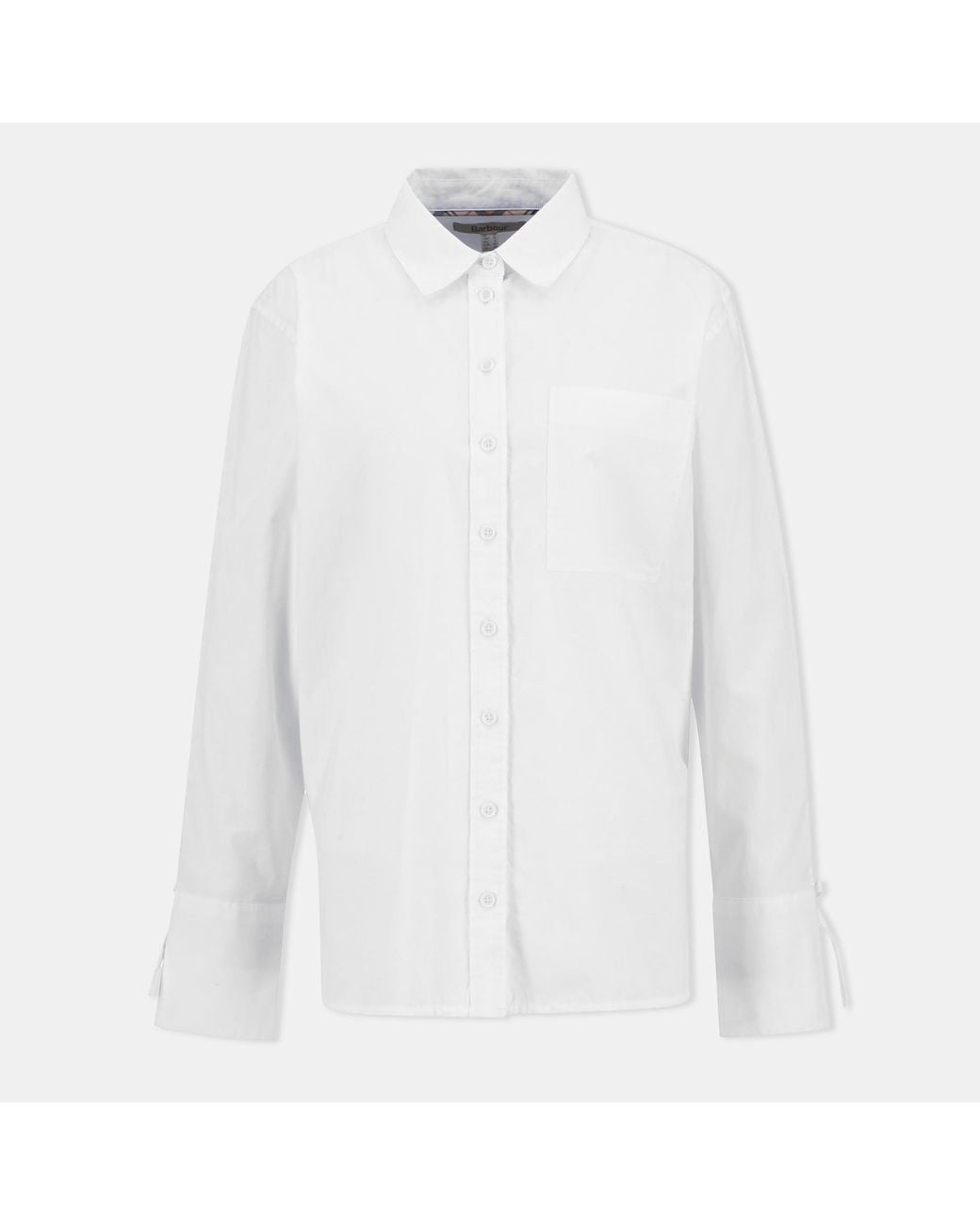 Barbour White Freya Relaxed Shirt