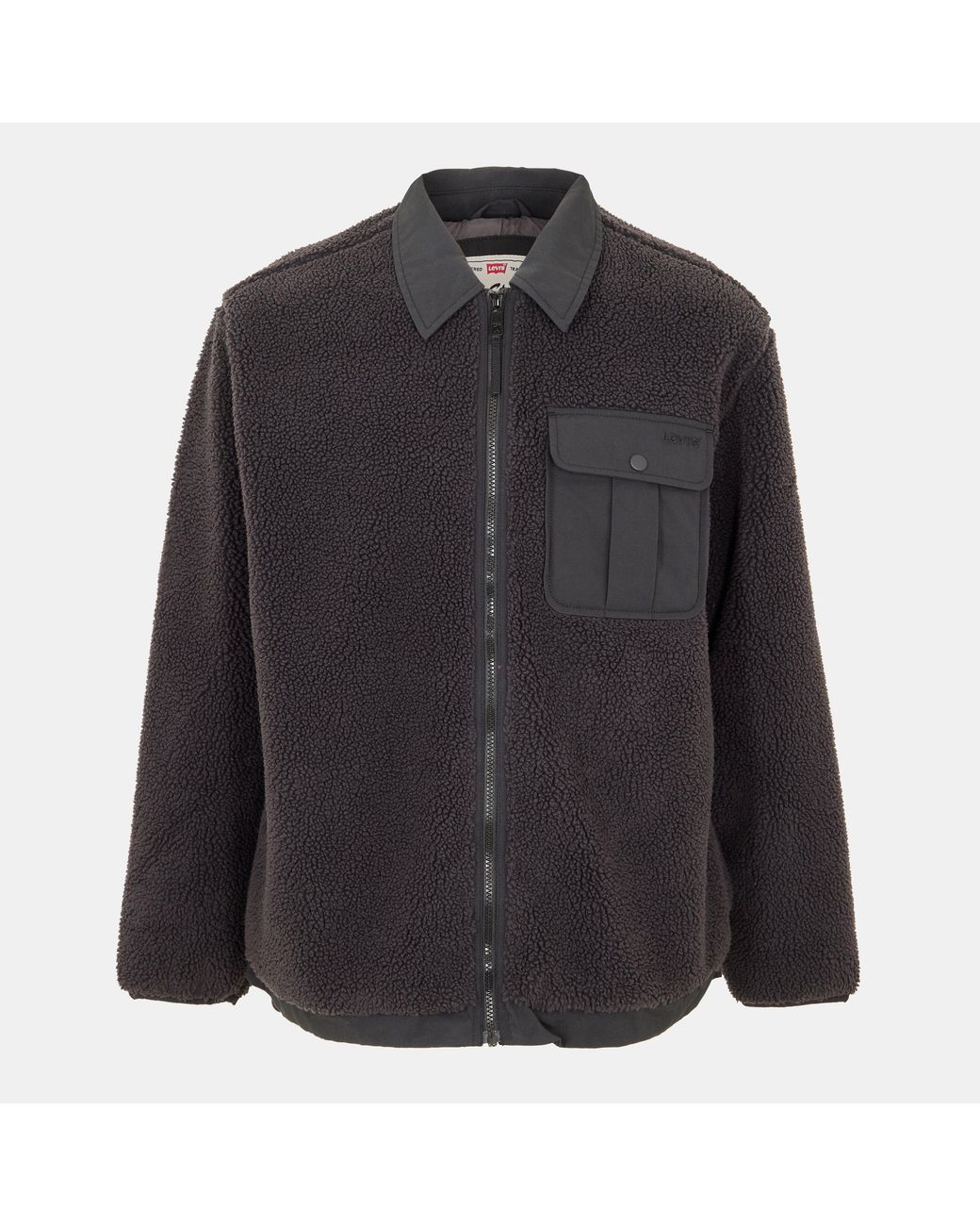 Levi's Black Full-Zip Insulated Sherpa Jacket for men
