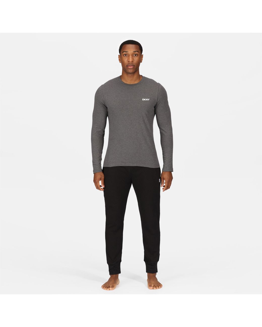 DKNY Blue 3-Pack Long Sleeve T-Shirt Warriors for men