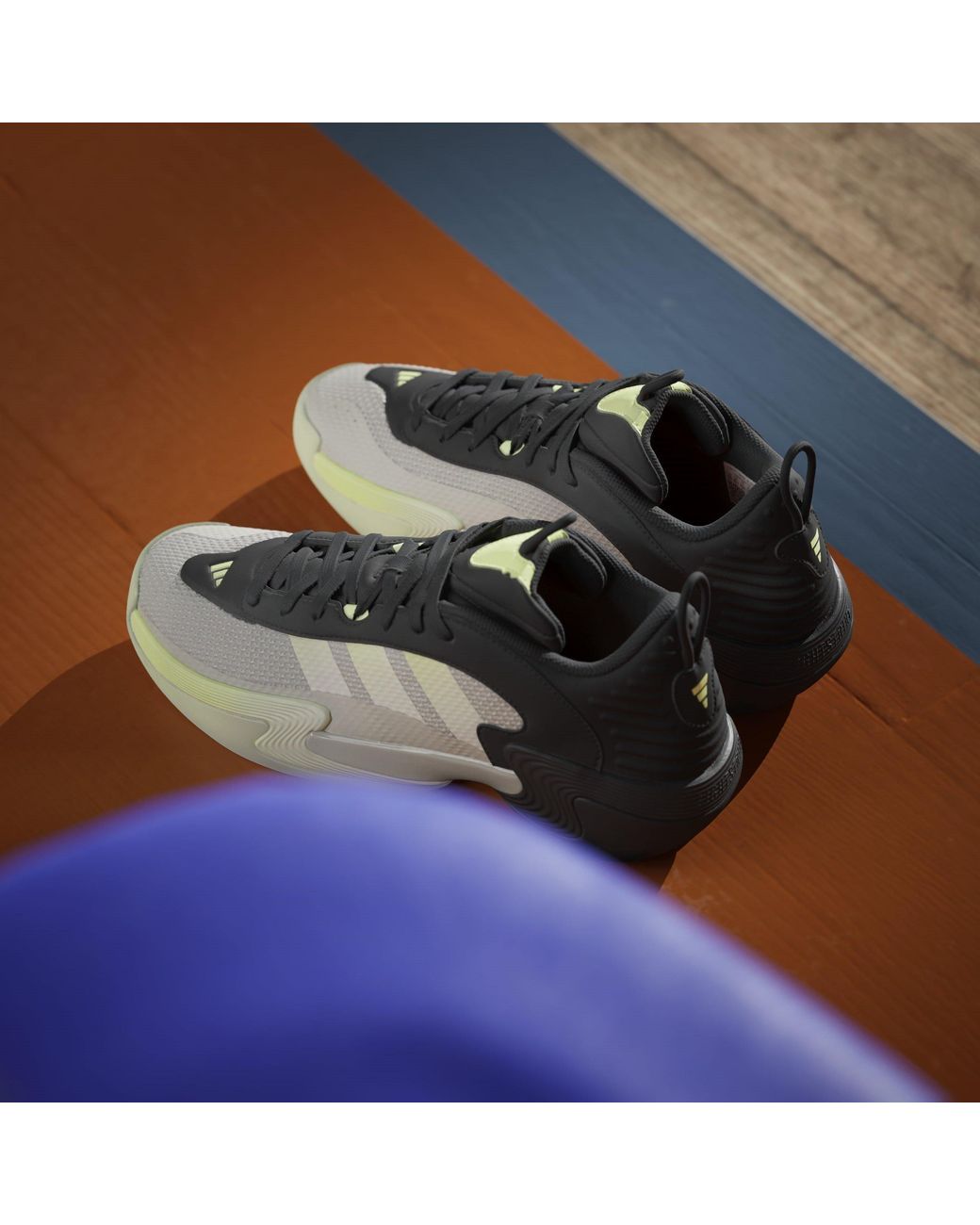 Adidas Green Exhibit Select Basketball Trainers