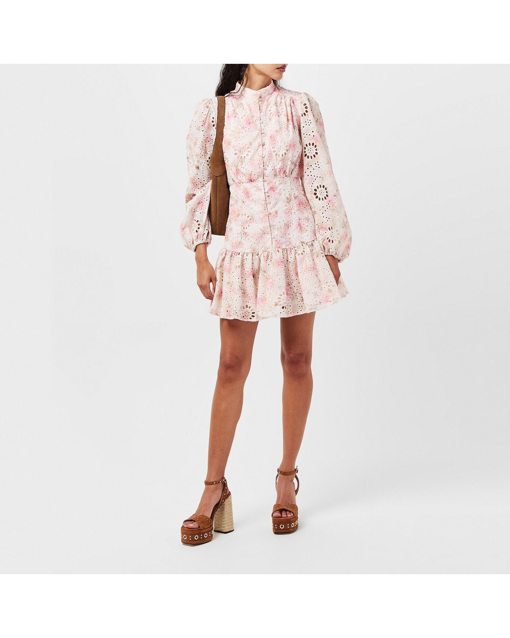 Bardot Pink Hendry Mini Shirt Dress