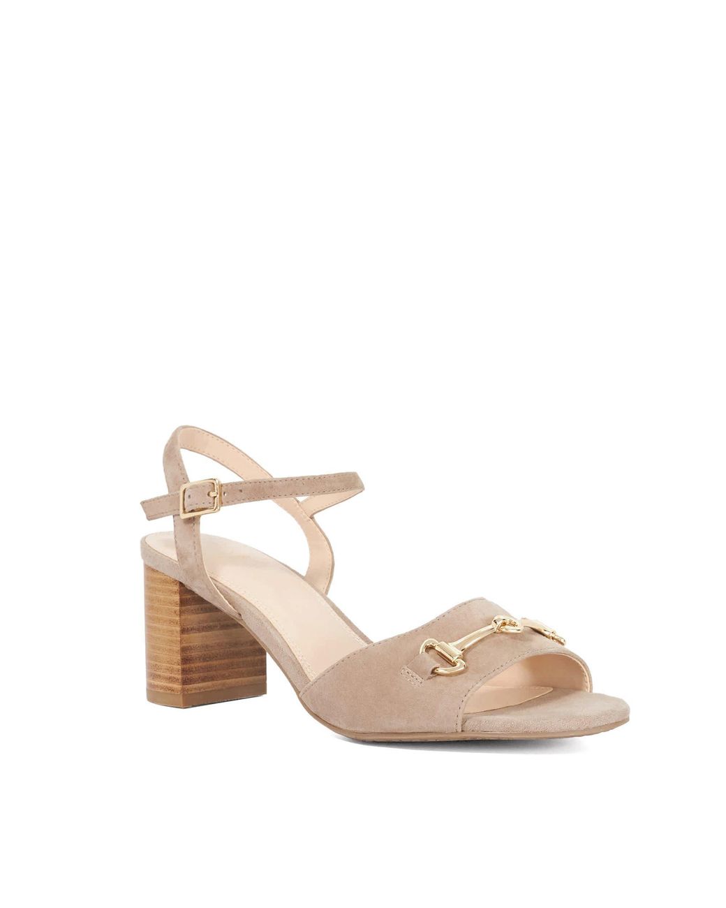 Dune Gray Jayar Heeled Sandals