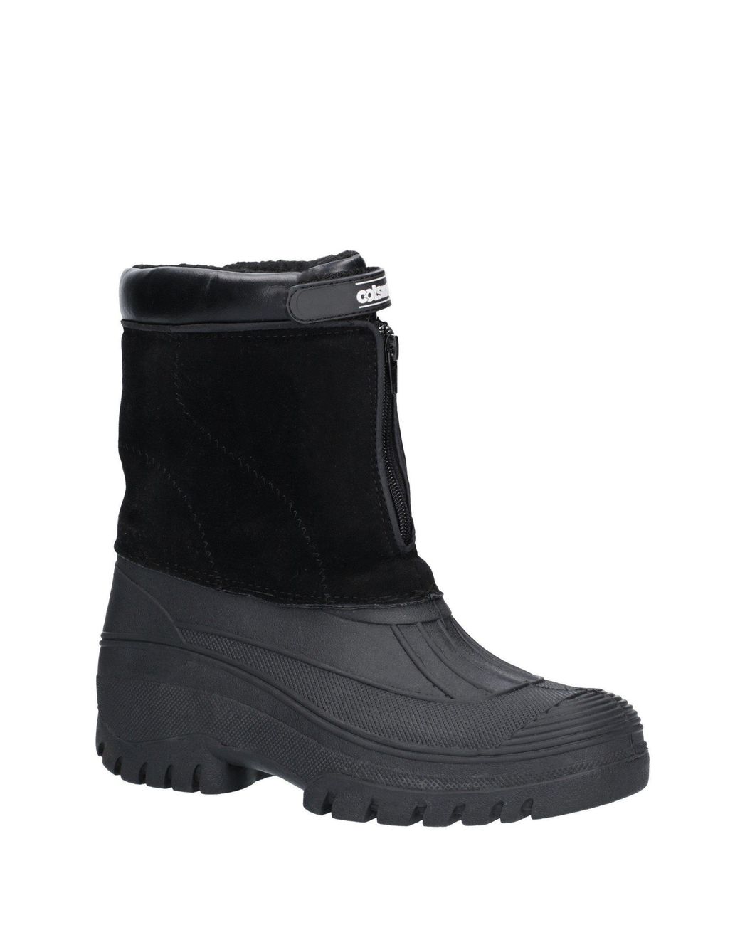 Cotswold Black Venture Waterproof Winter Boot for men