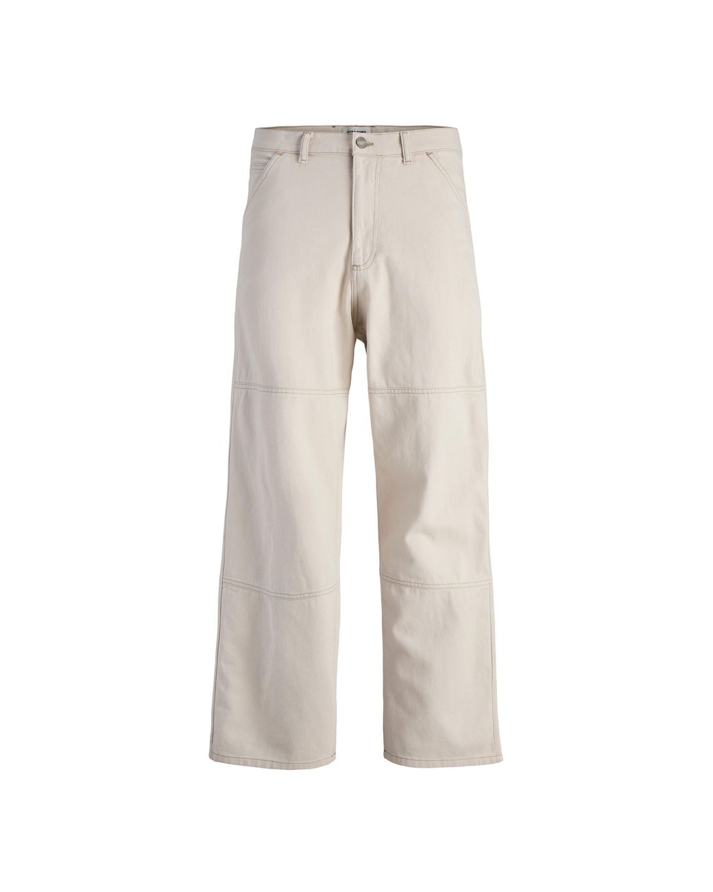 Jack & Jones Natural Owen Wide Leg Trouser for men