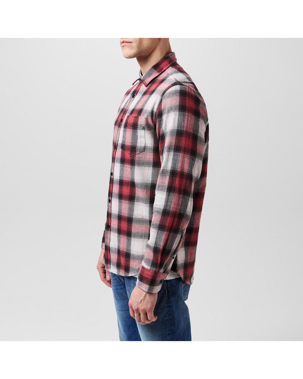 Replay Chequered Long Sleeve Patterned Shirt for men