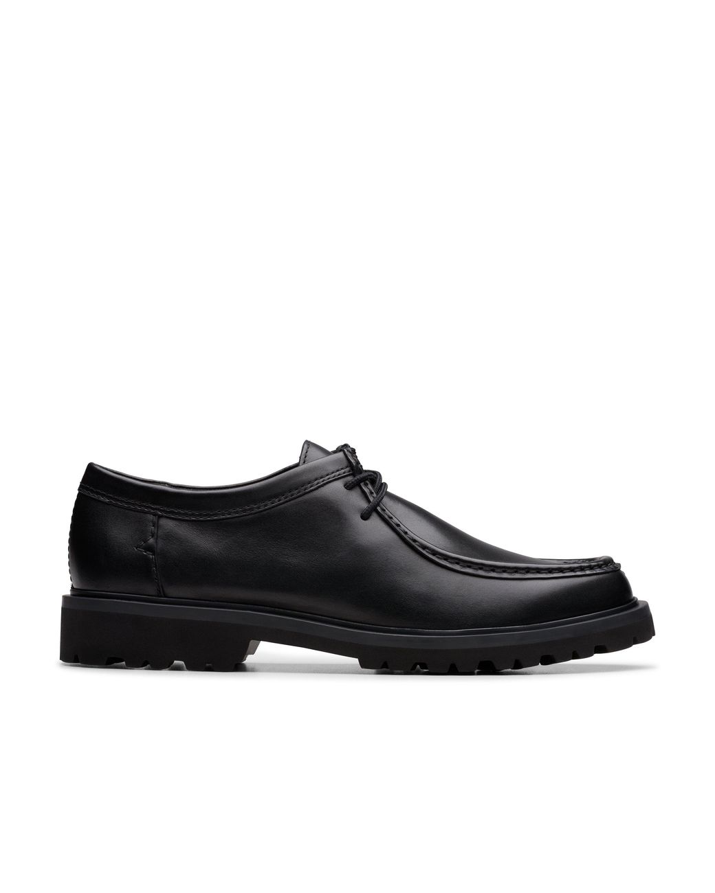 Clarks Black Moc Toe Formal Shoes for men