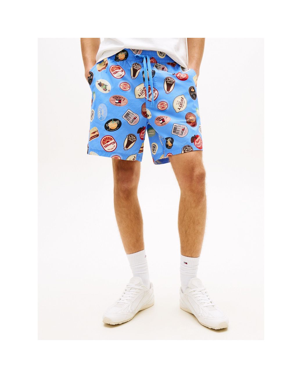 Tommy Hilfiger Blue Woven Tracksuit Shorts for men