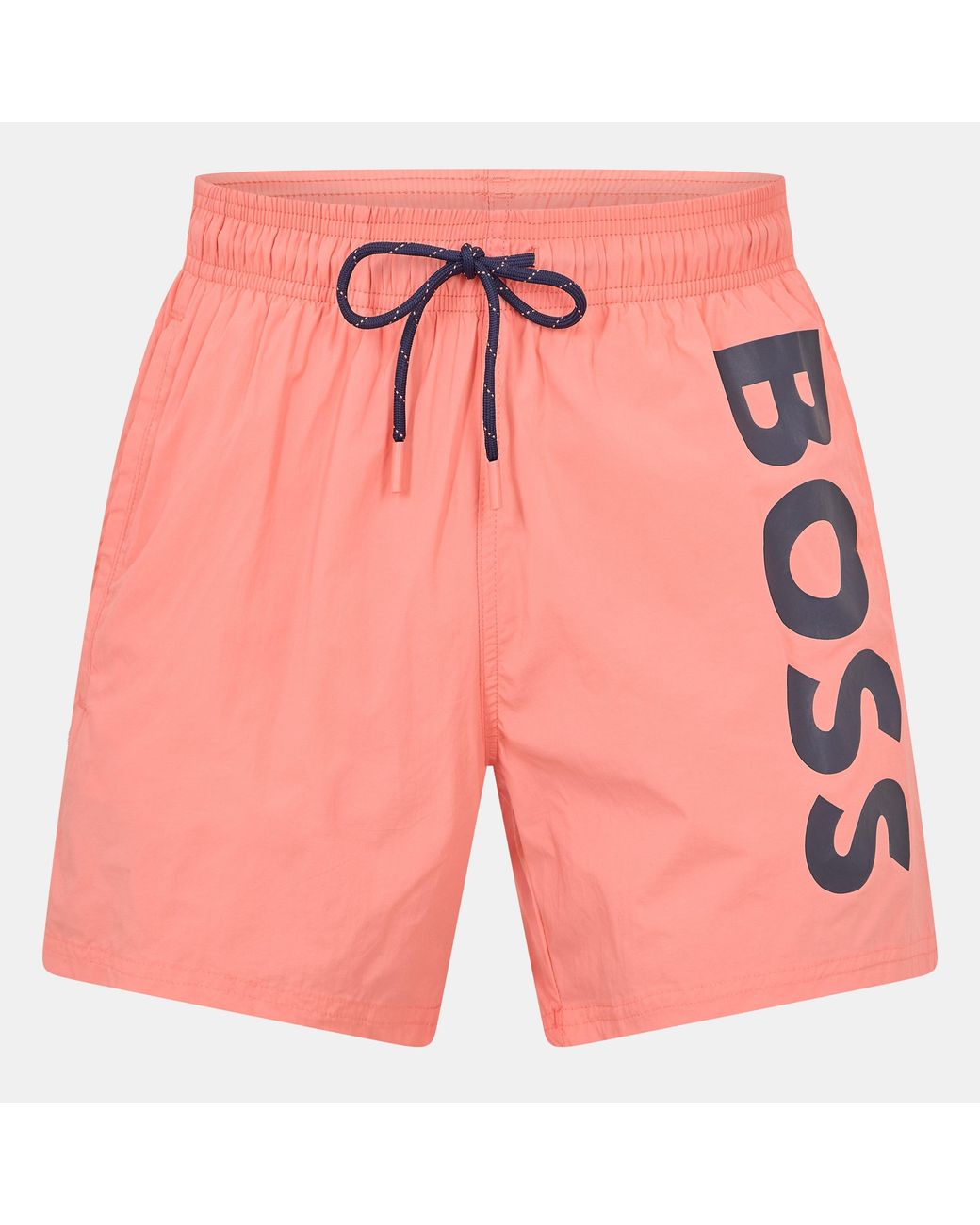 Boss Orange Octopus Swim Shorts With Bold Branding for men