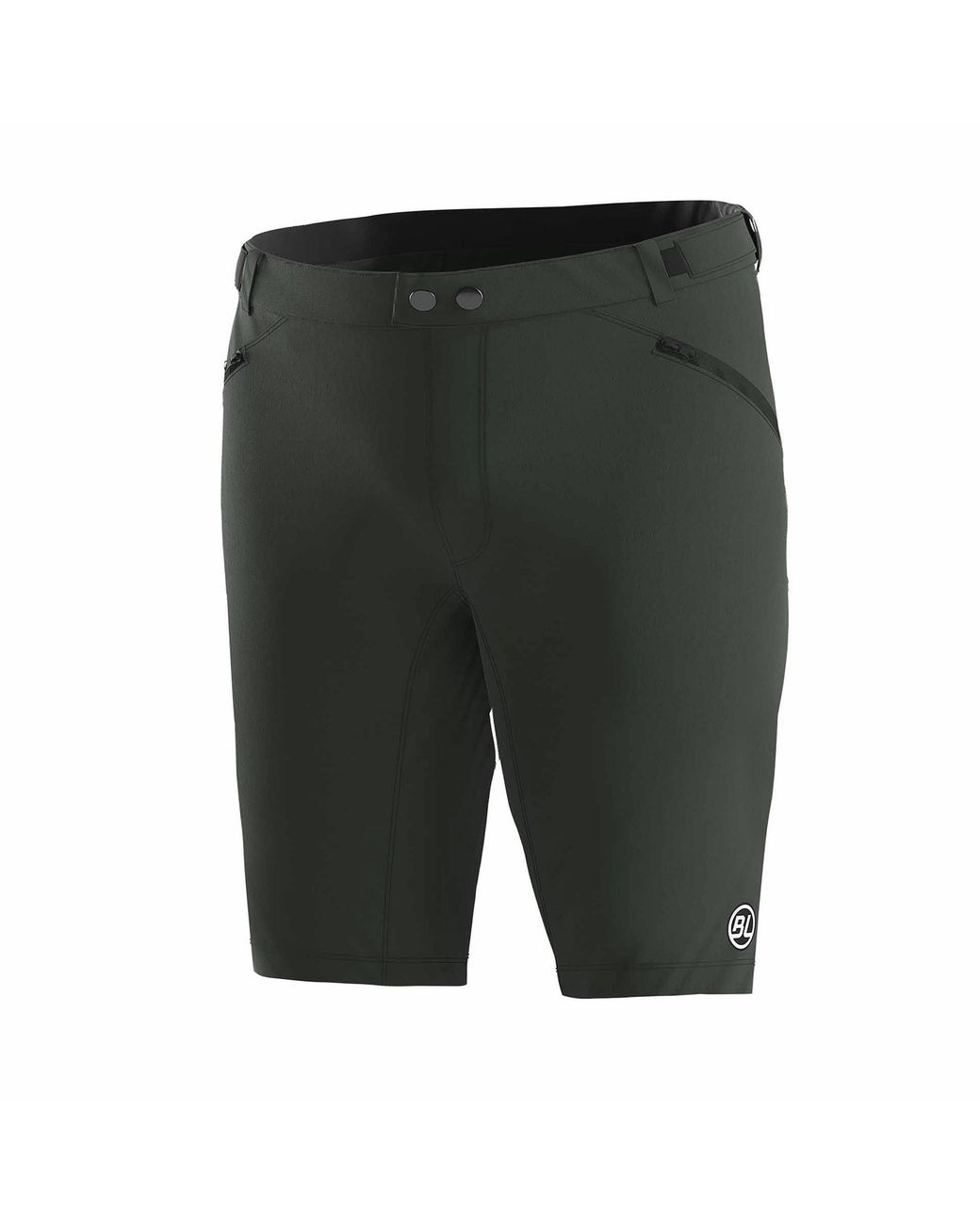 Bicycle Line Green Imola S2 Baggy Knee Length Zip Pockets Mtb Shorts