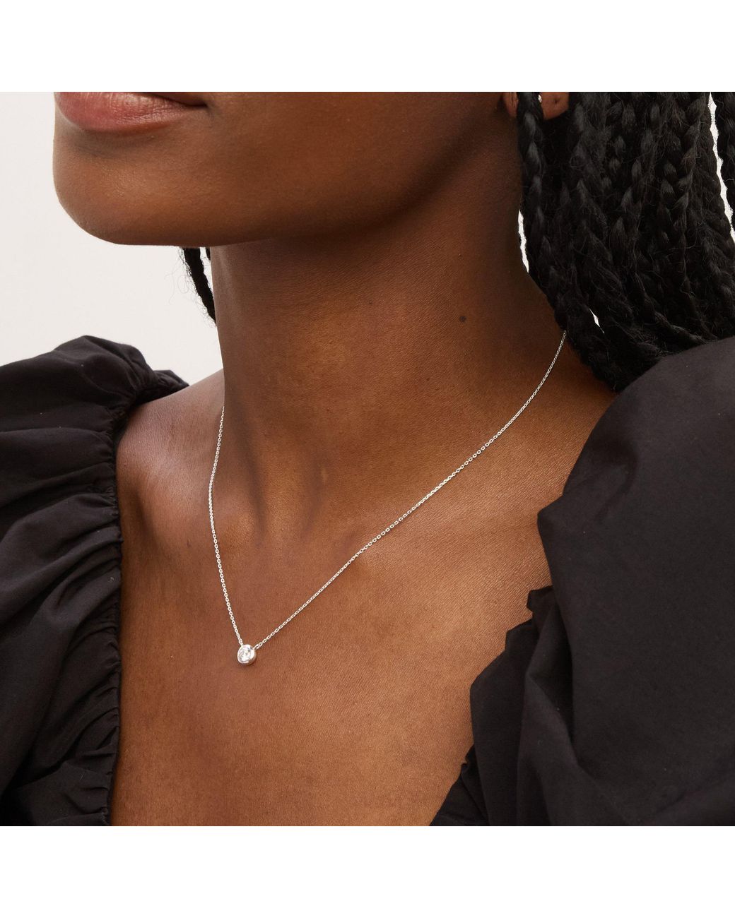 Simply Silver Metallic Sterling 925 Clean Polished Besel Pendant