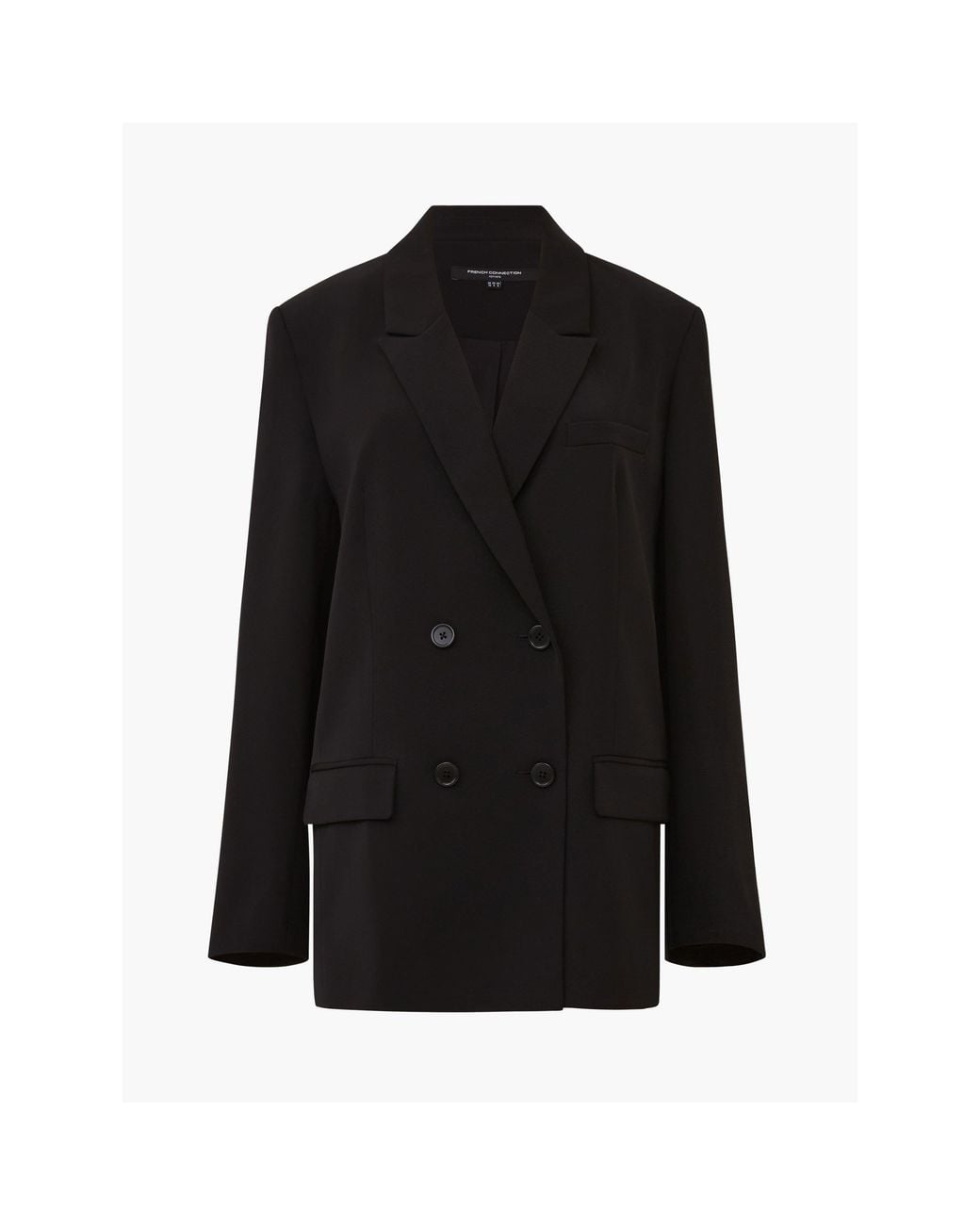 French Connection Blue Harrie Double Breasted Blazer