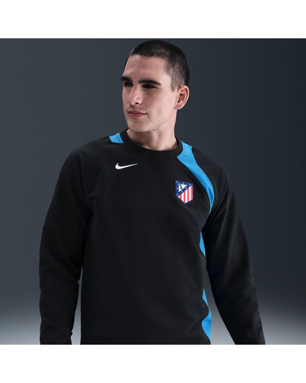 Nike Blue Atletico Madrid Third T90 Sweater 2025 Adults for men
