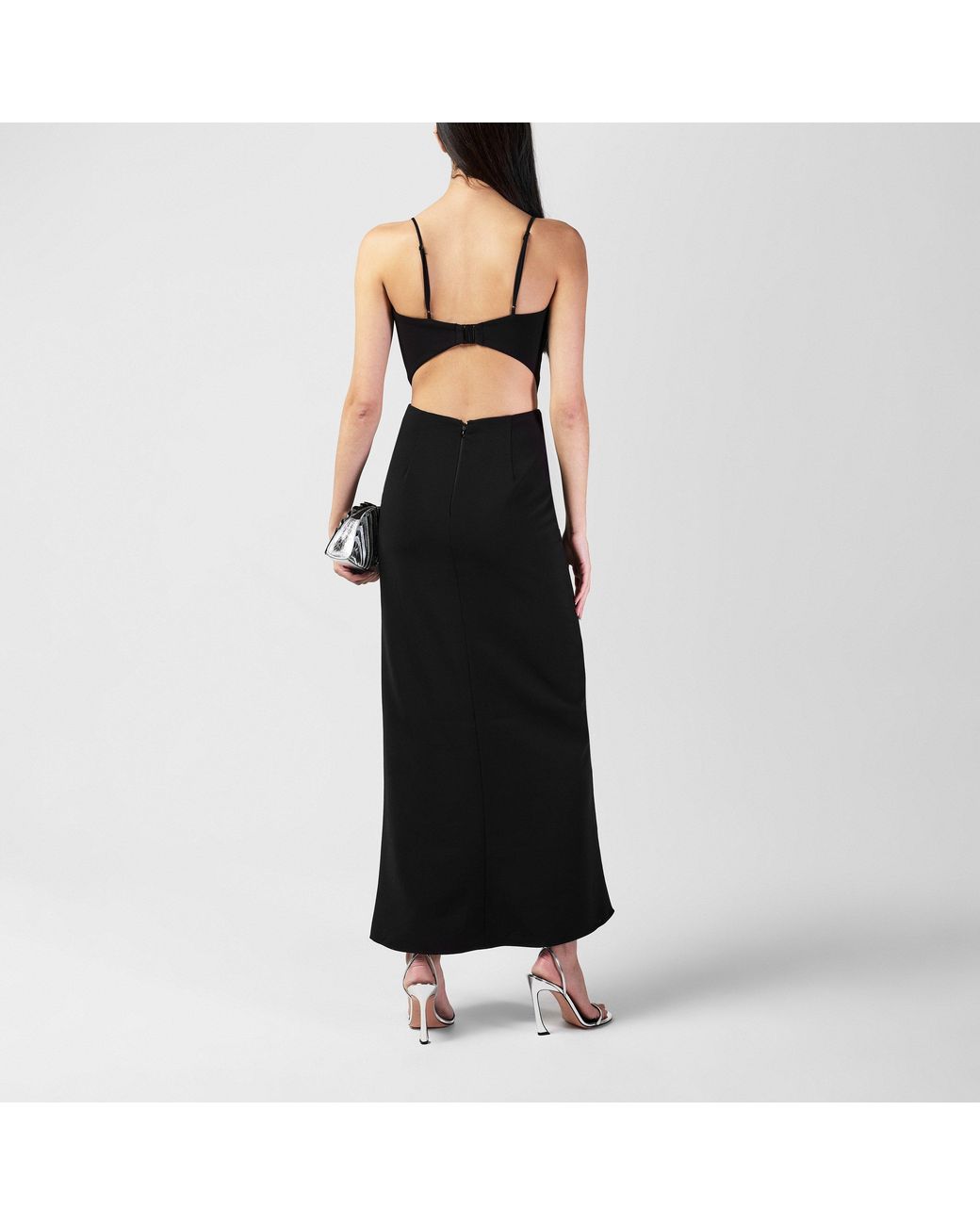 Bardot Black Paula Bow Maxi Dress