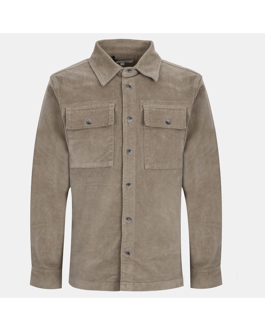 Jack Wills Brown Jw Cord Shirt Sn54 for men