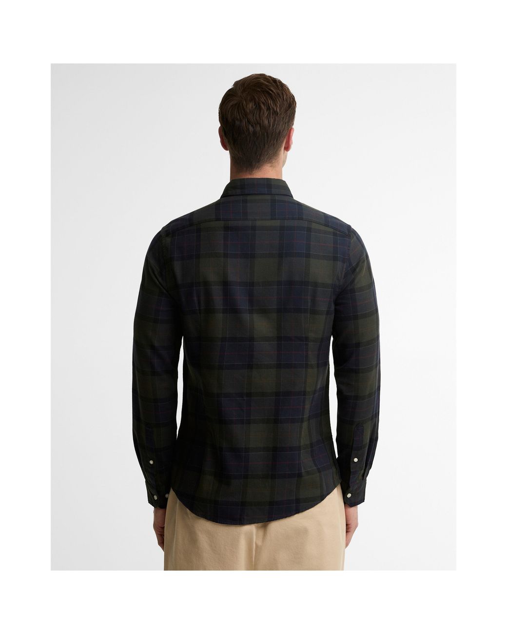 Barbour Blue Fortrose Tartan Cotton Tailored-Fit Shirt for men