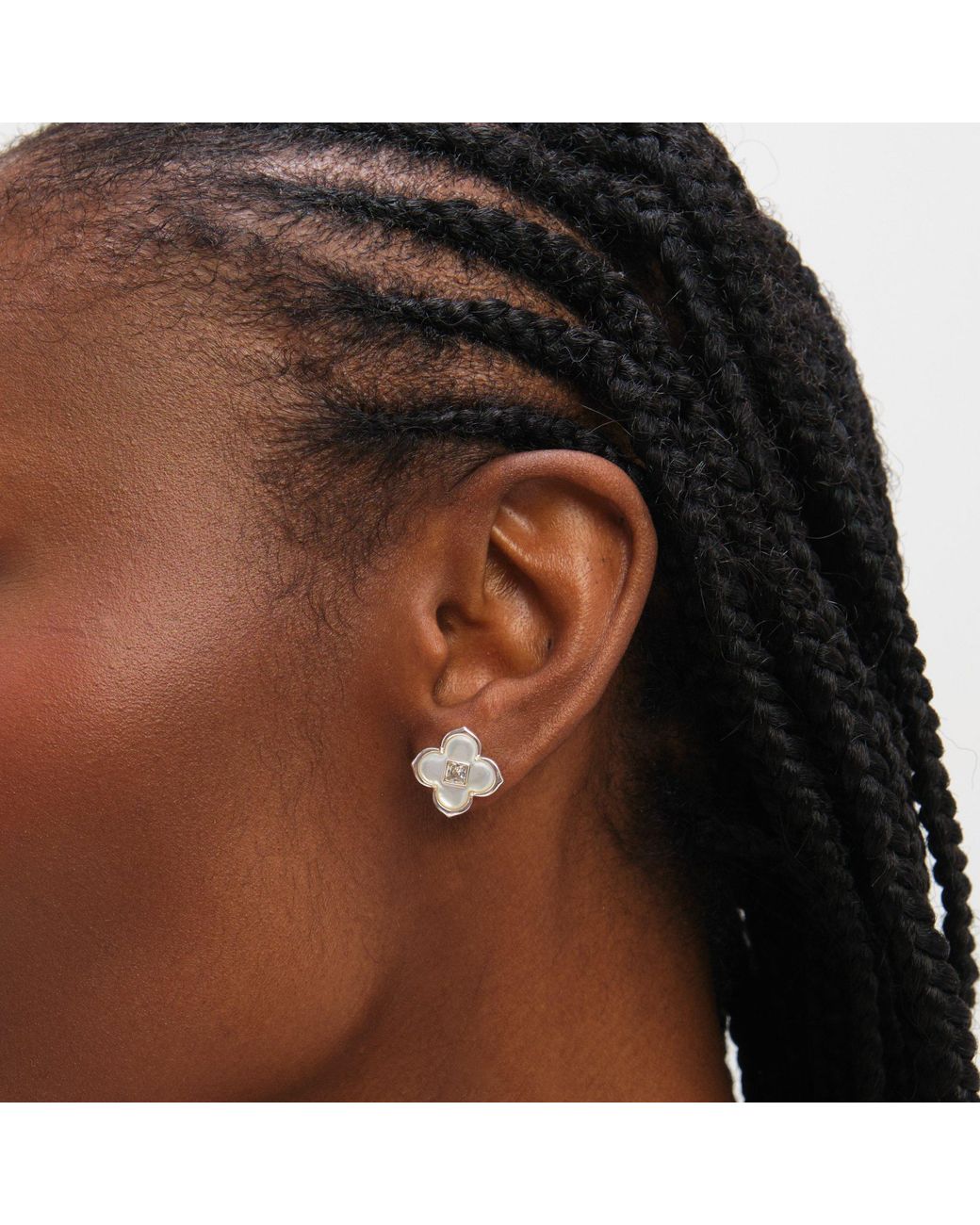 Inicio Blue Mother Of Pearl Clover Set