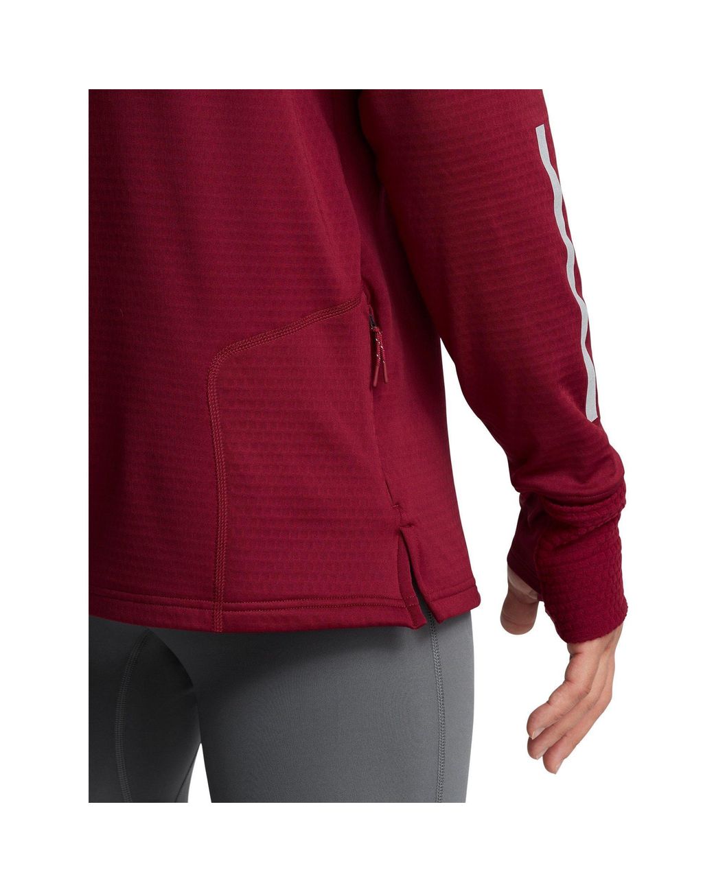 Under Armour Red Launch Elite Cold Weather Balaclava Performance Hoodie for men