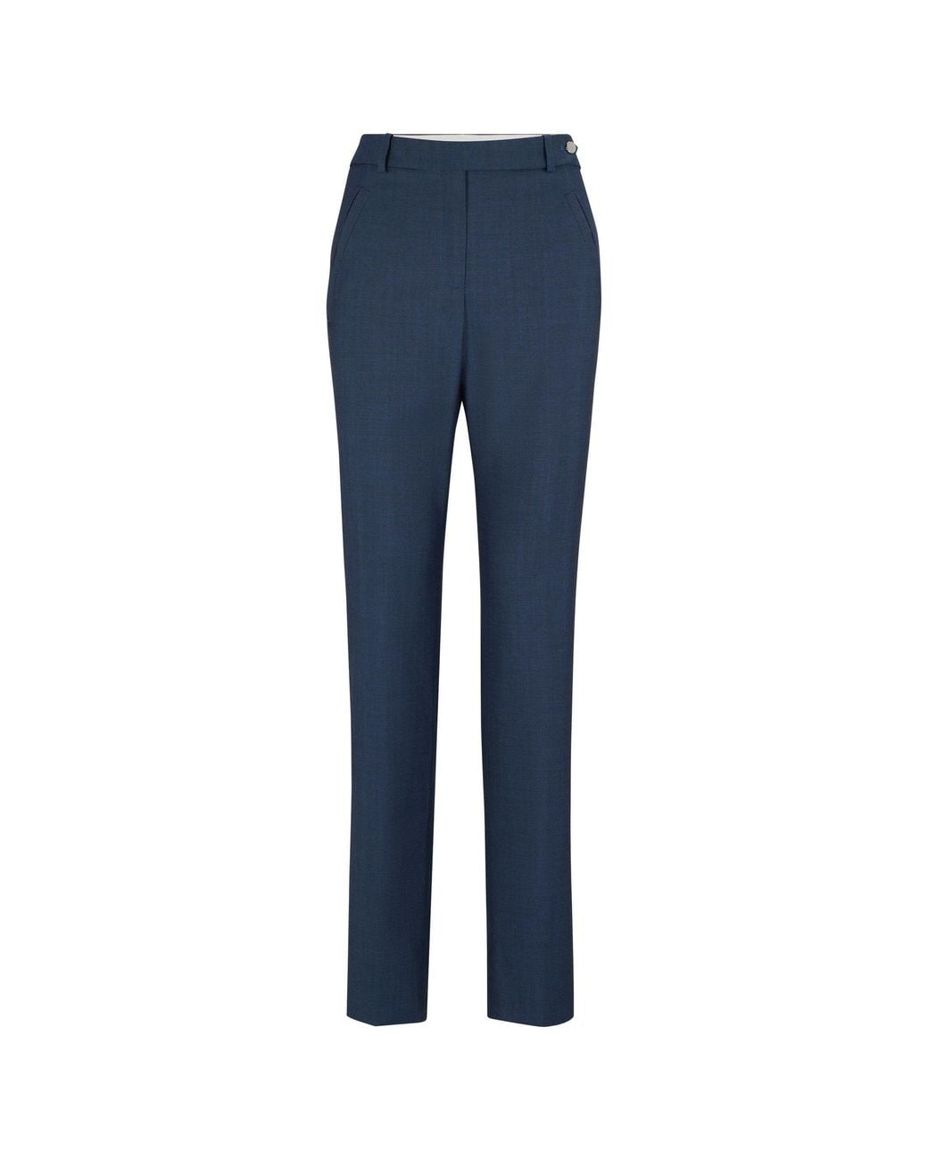 Boss Blue Tanuri Straight Leg Trousers