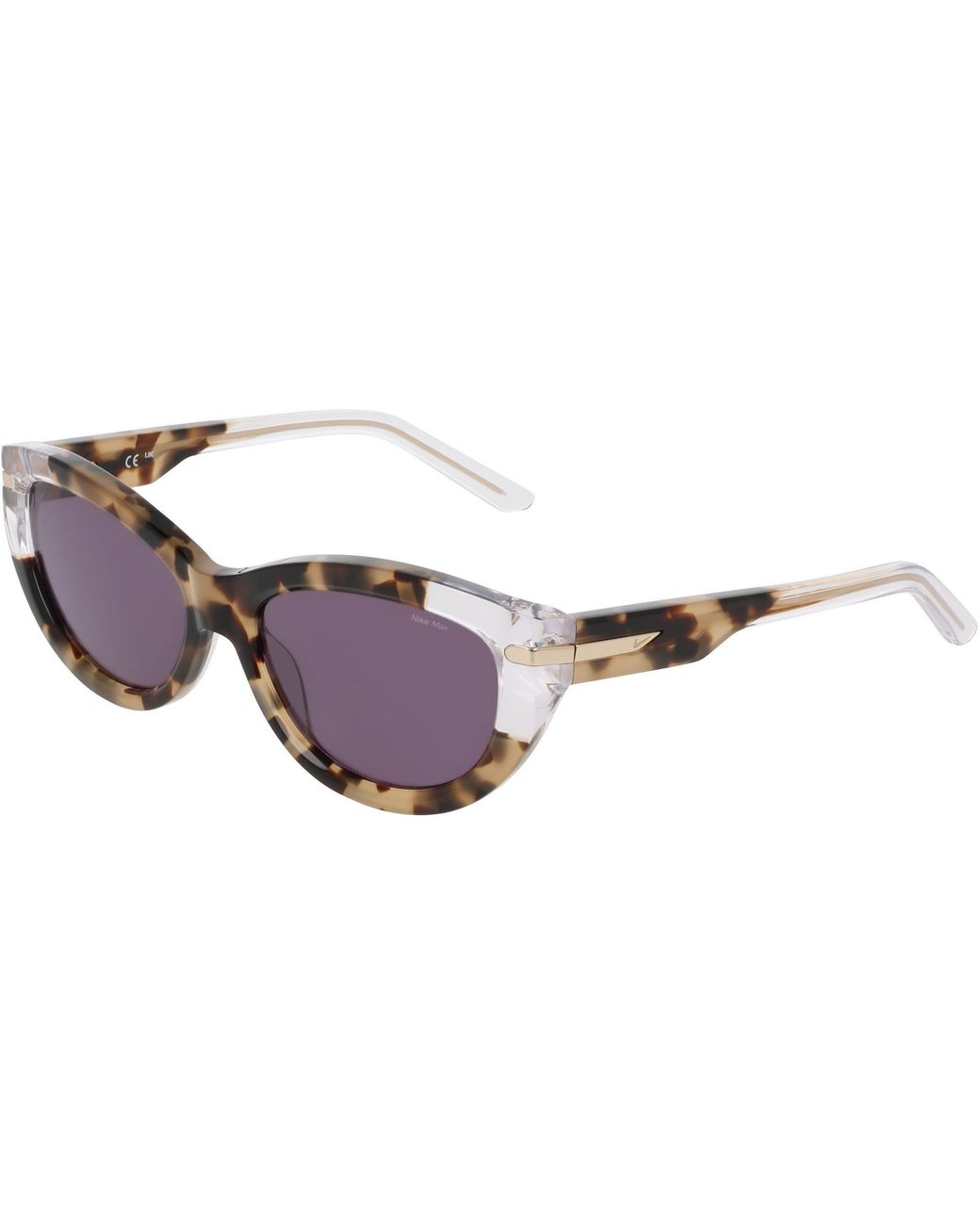 Nike Brown Crescent Fawn Cat Eye Sunglasses