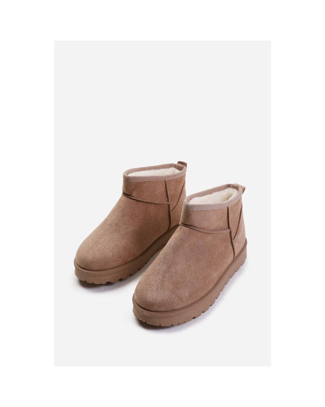 Where's That From Gray Where's Fur Lining Ankle Boots