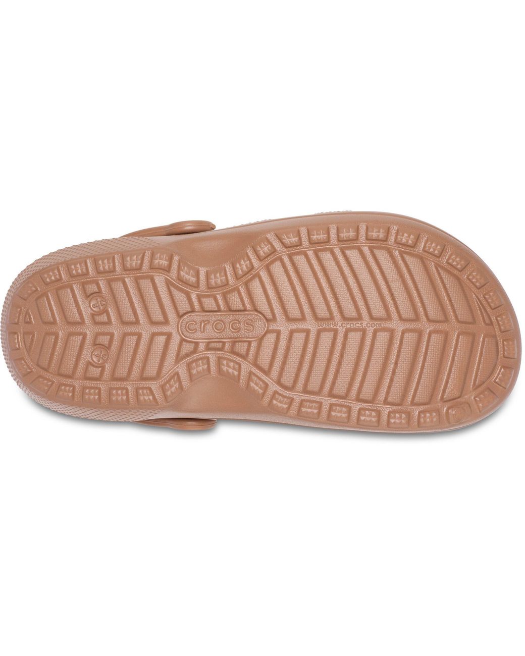CROCSTM Brown Classic Lined Mule Slippers