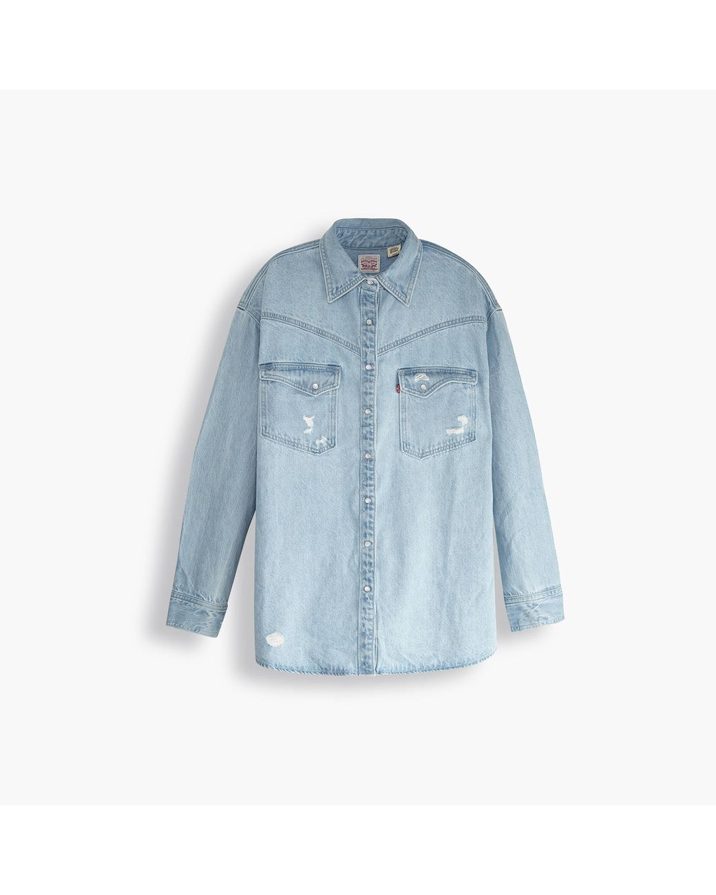 Levi's Blue Dorsey Xl Western Shirt