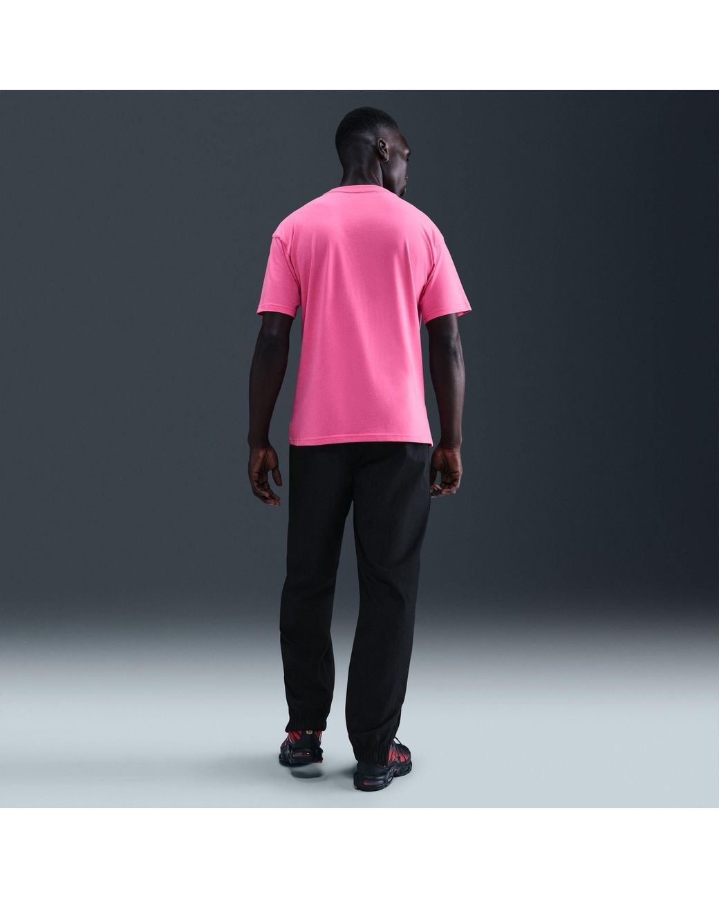 Nike Pink Nsw Air Photo Cotton T-Shirt