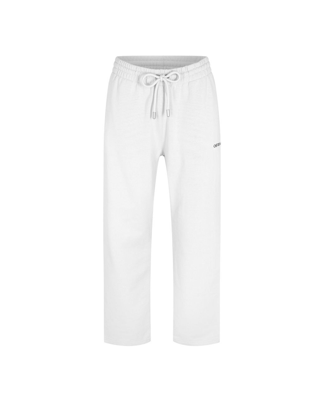Off-White c/o Virgil Abloh White Closed Hem Fleece Joggers for men