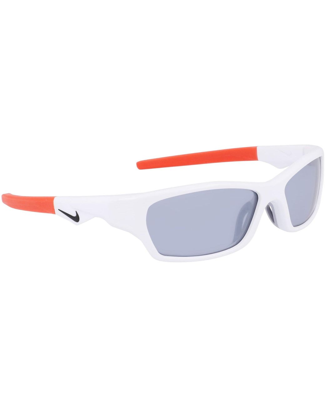 Nike White Jolt Wrap Sunglasses