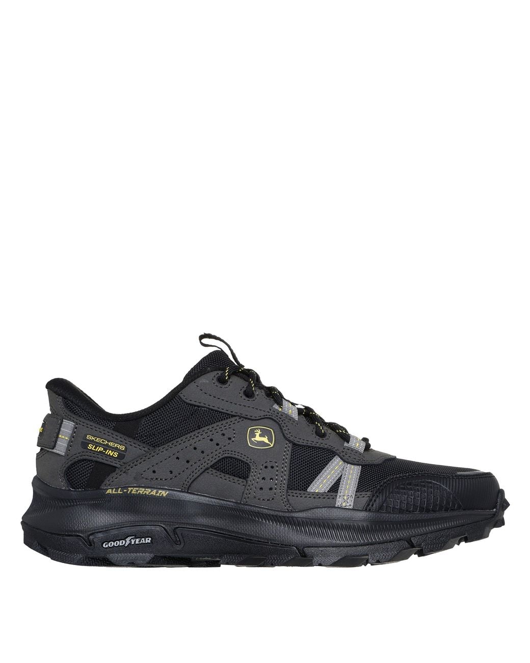 Skechers Black Equalizer 5.0 Trail-Harvester Slip On Trainers for men