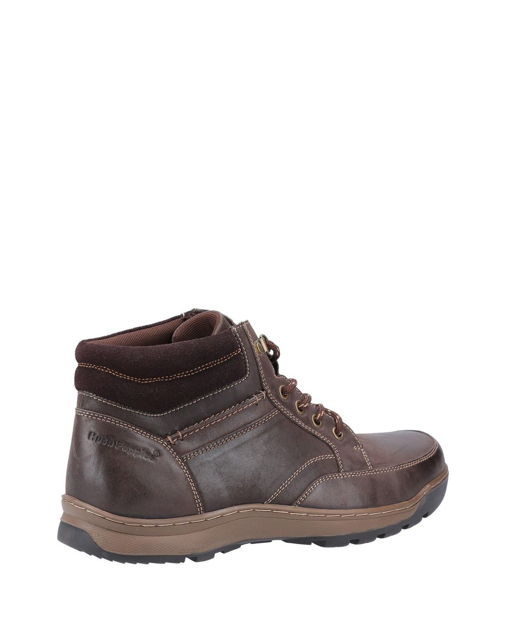 Hush Puppies Brown Grover Lace Boots for men