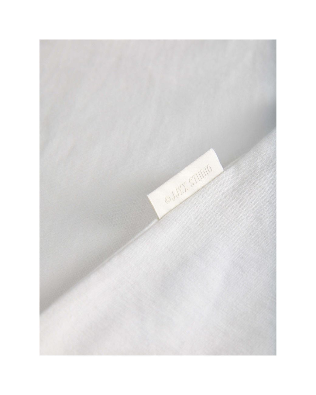JJXX White Sophia Boxy Short-Sleeve Cotton T-Shirt