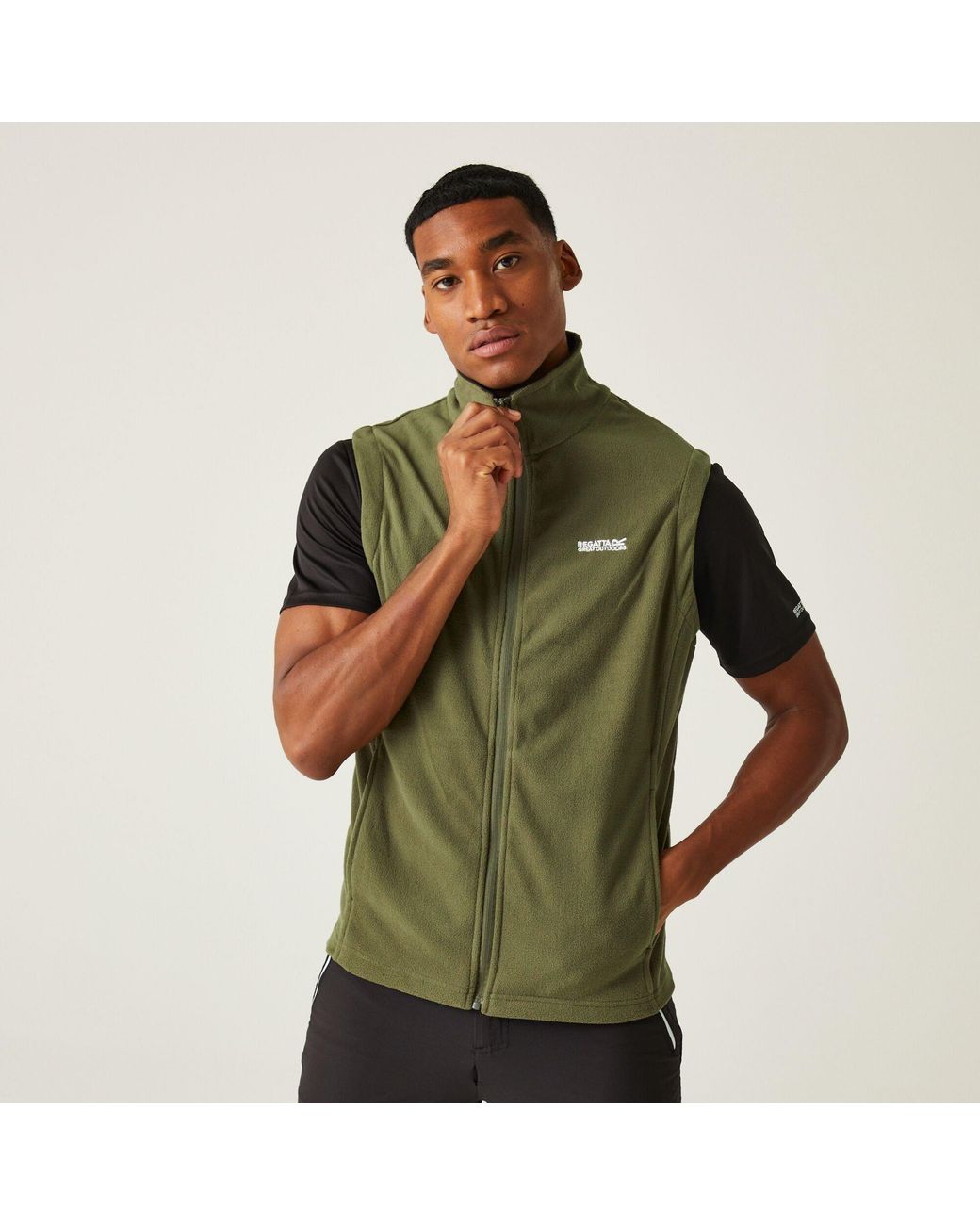 Regatta Green Tobias Ii Fleece Bodywarmer for men