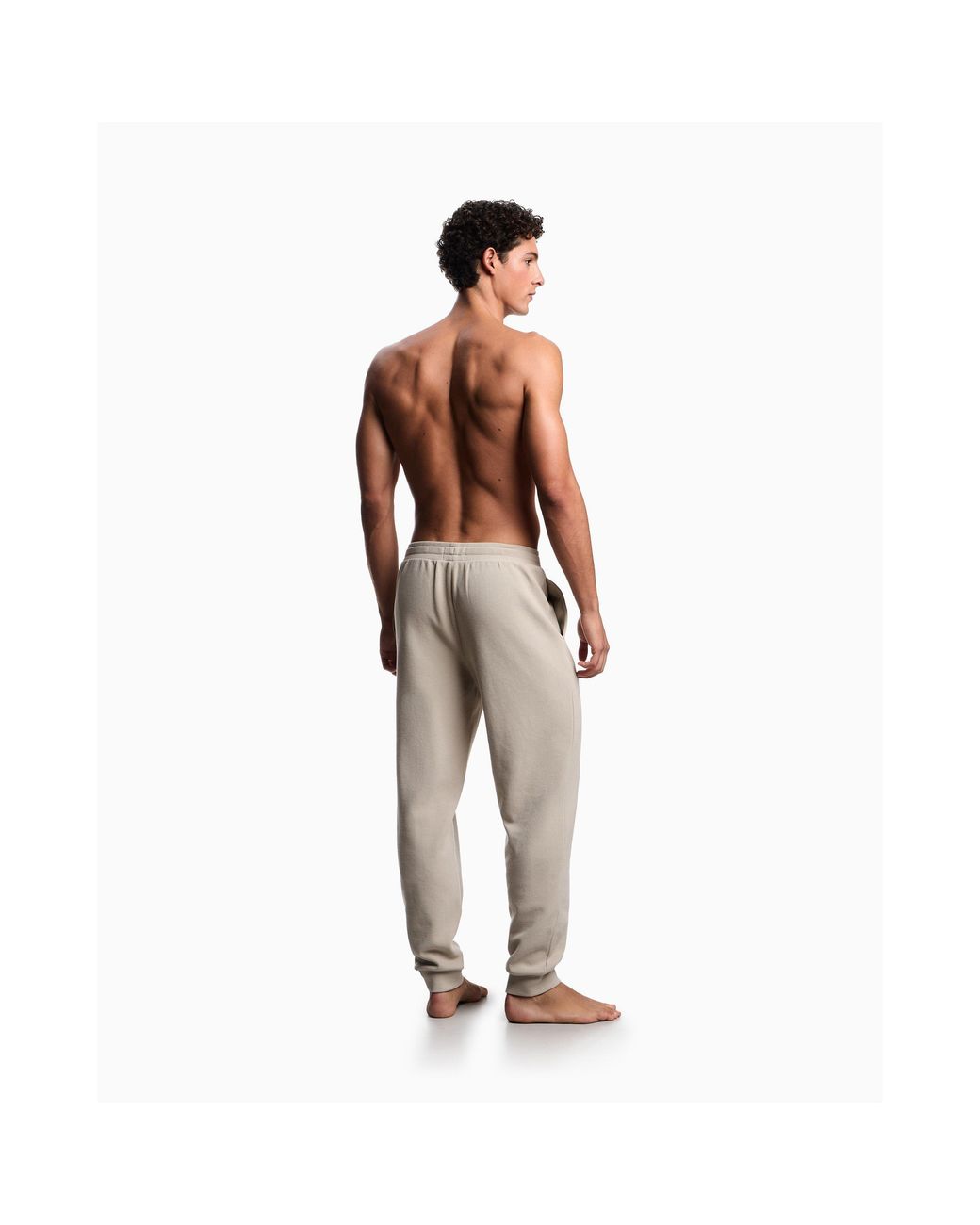 Emporio Armani Gray Loungewear Pants for men