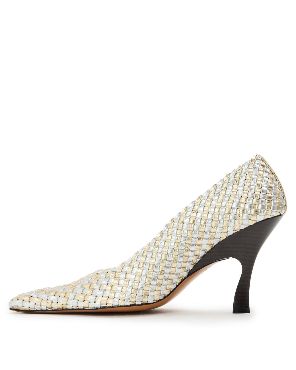 Stella McCartney Metallic Elsa Stiletto Court Shoes