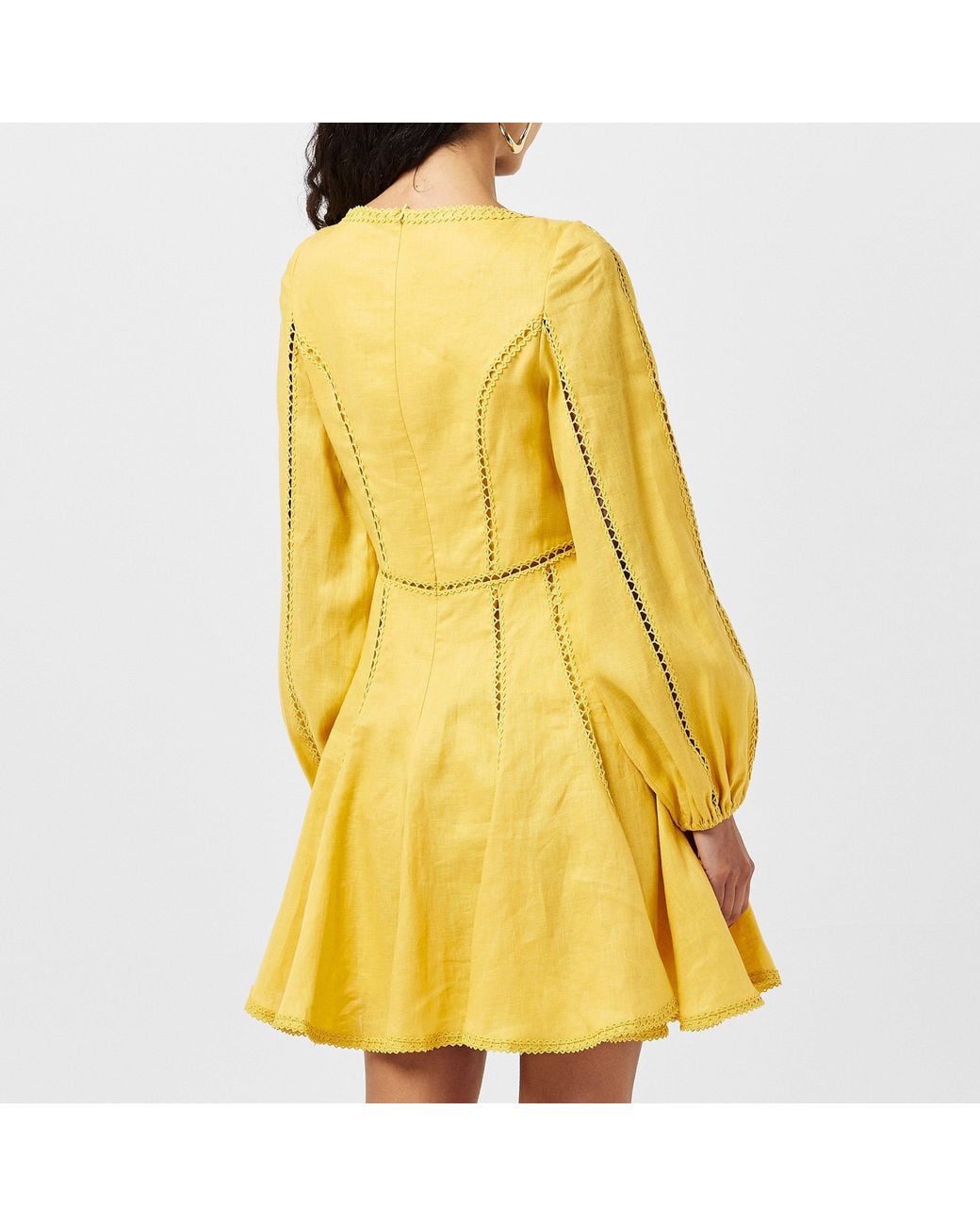 Ted Baker Yellow Emerda Tea Dress