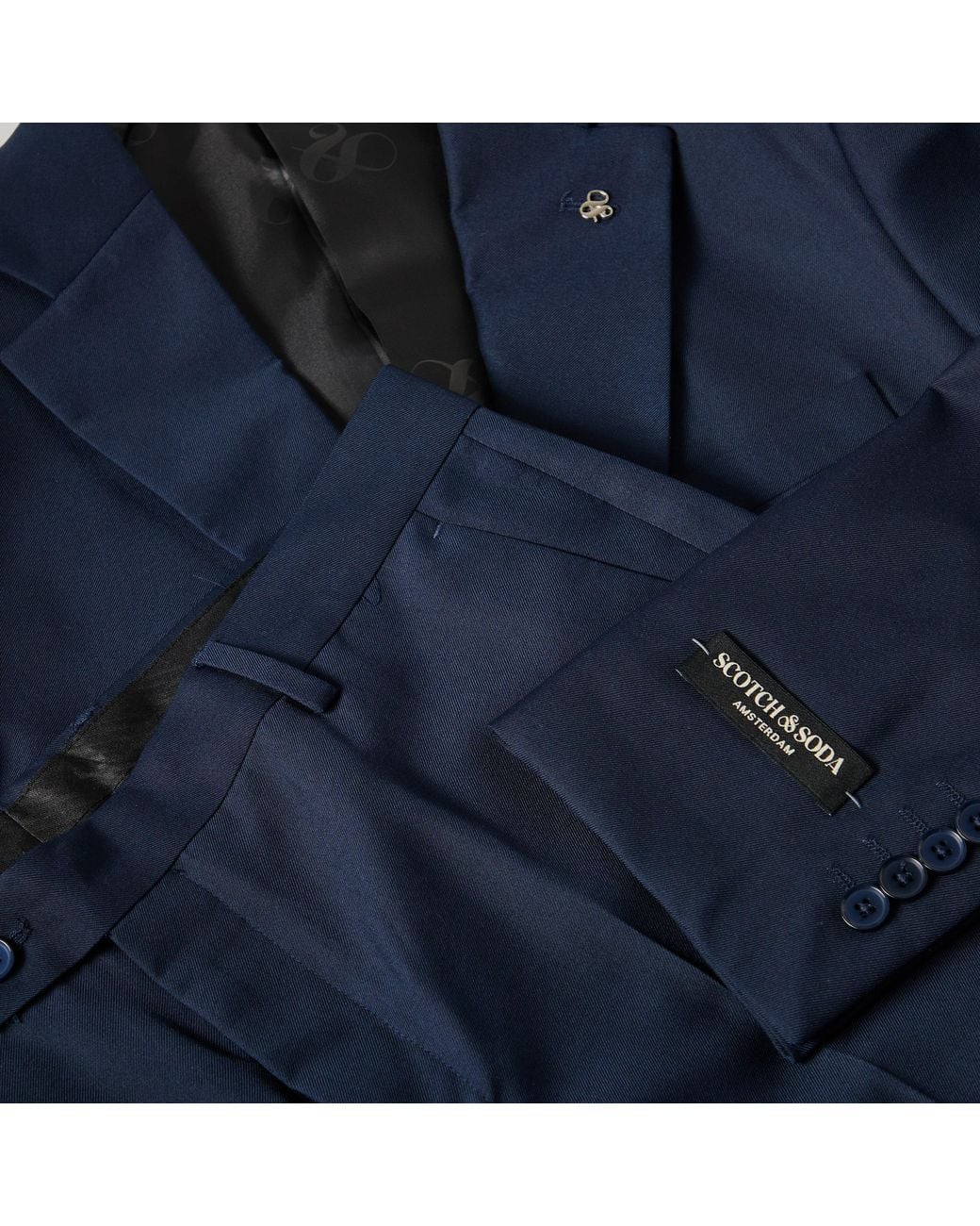 Scotch & Soda Blue Suit for men