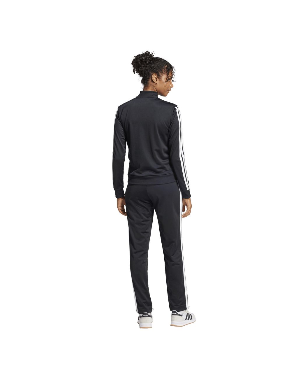 Adidas Black Back 2 Basics 3-Stripes Tracksuit